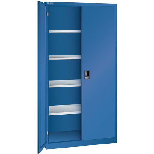 Armoire Bleu Gent. 1000x400x1950 Avec 4 Rayons Amo.