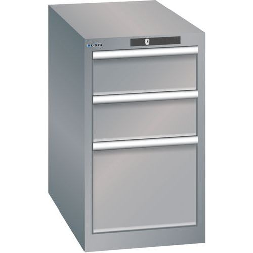 Armoire Gris Pigeon 411x725x700 Avec 3 Tir. 75kg