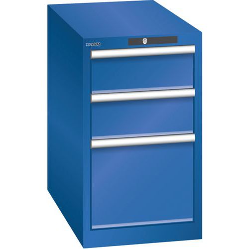 Armoire Bleu Sécu. 411x725x700 Avec 3 Tir. 75kg _ 78.447.100