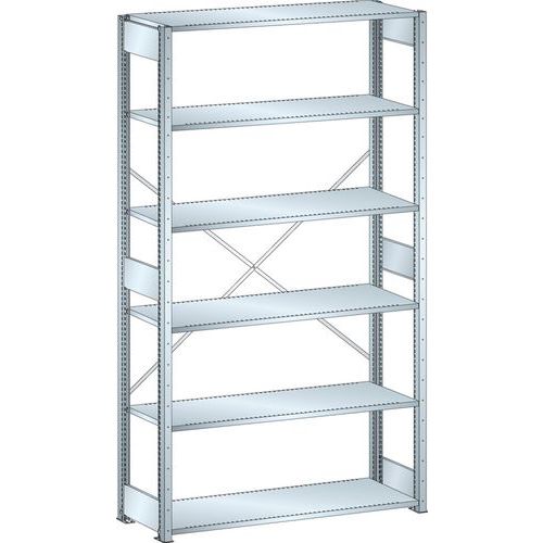 Rayonnage Galvanisé Dpt 1300x500x2500mm Capacité 220 Kg