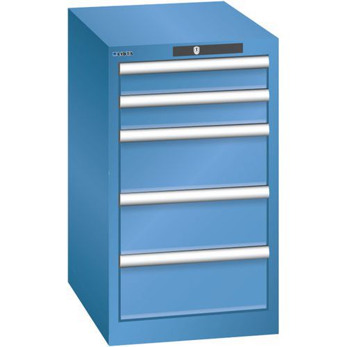 Armoire Bleu Cap. 411x572x700 Avec 5 Tir. 75kg _ 78.420.040
