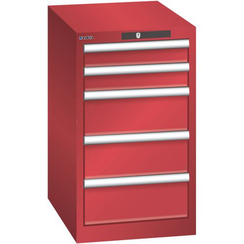 Armoire Rouge 411x572x700 Avec 5 Tir. 75kg _ 78.420.070