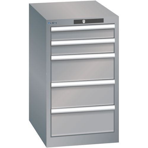 Armoire Gris Pigeon 411x572x700 Avec 5 Tir. 75kg