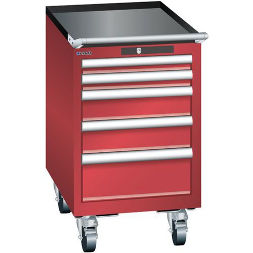 Armoire Rouge 411x572x723 Avec 5 Tir. 75kg _ 78.425.070