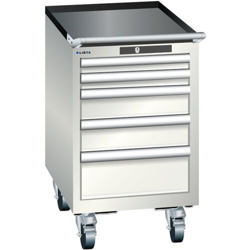 Armoire Blanc Gris 411x572x723 Avec 5 Tir. 75kg _ 78.425.180