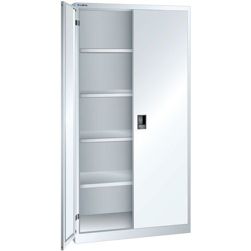 Armoire Blanc Pur 1000x500x1950 Avec 4 Rayons Amo.