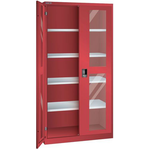 Armoire Rouge 1000x500x1950 Avec 4 Rayons Amo. _ 62.202.070