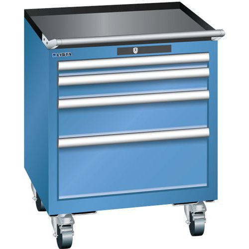 Armoire Bleu Cap. 564x572x723 Avec 4 Tir. 75kg _ 78.489.040