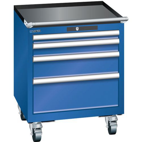 Armoire Bleu Sécu. 564x572x723 Avec 4 Tir. 75kg _ 78.489.100