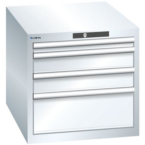 Armoire Blanc Pur 564x725x533 Avec 4 Tir. 75kg _ 15.009.110