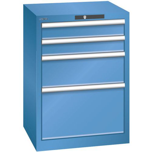 Armoire Bleu Cap. 564x572x800 Avec 4 Tir. 75kg _ 78.289.040