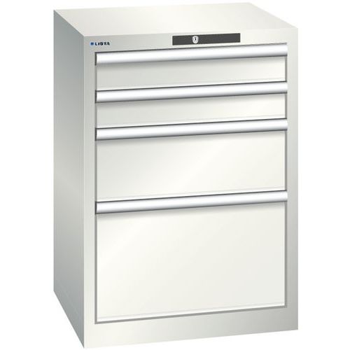 Armoire Blanc Gris 564x572x800 Avec 4 Tir. 75kg _ 78.289.180