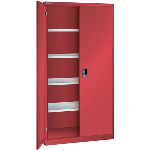 Armoire Rouge 1000x580x1950 Avec 4 Rayons Amo. _ 58.617.070