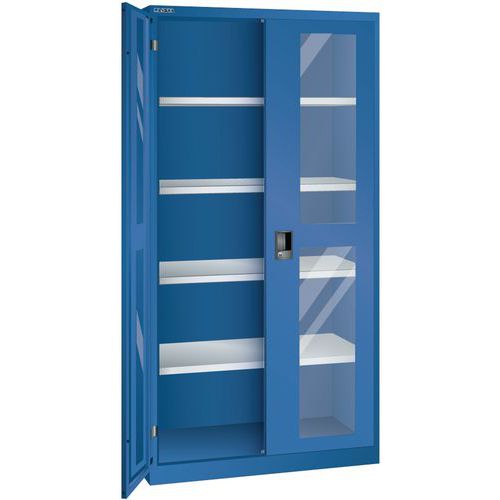 Armoire Bleu Gent. 1000x580x1950 Avec 4 Rayons Amo.