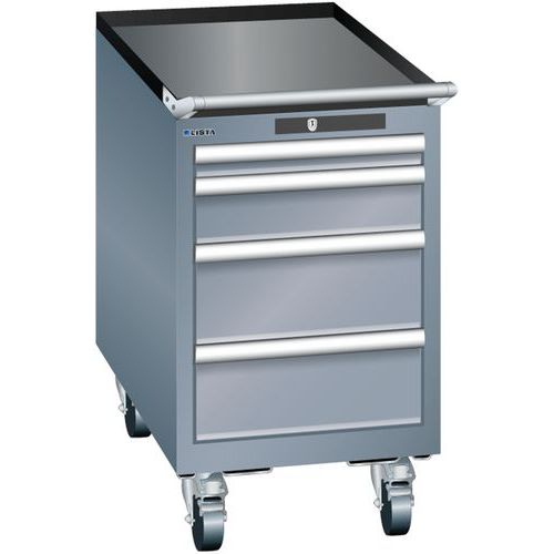 Armoires à Tiroirs Gris 411x725x723 Avec 4 Tiroirs 75kg