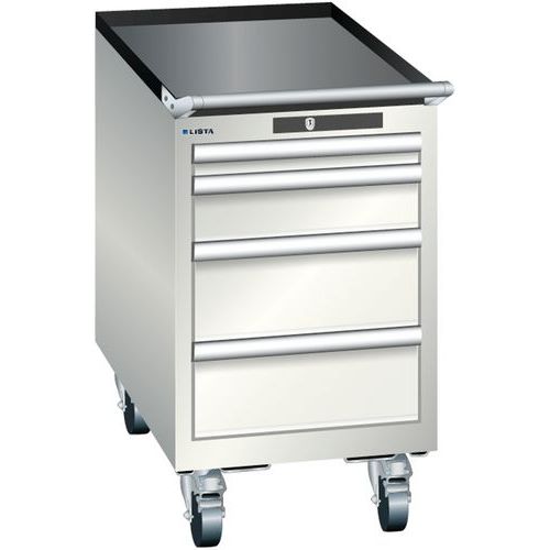 Armoire Blanc Gris 411x725x723 Avec 4 Tir. 75kg _ 78.453.180