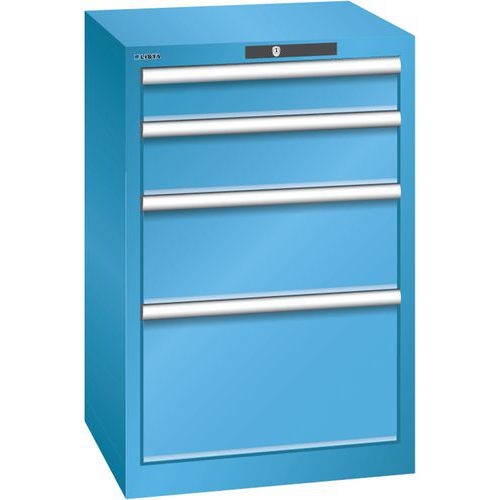 Armoire Bleu Clair 564x572x850 Avec 4 Tir. 75kg _ 79.380.010