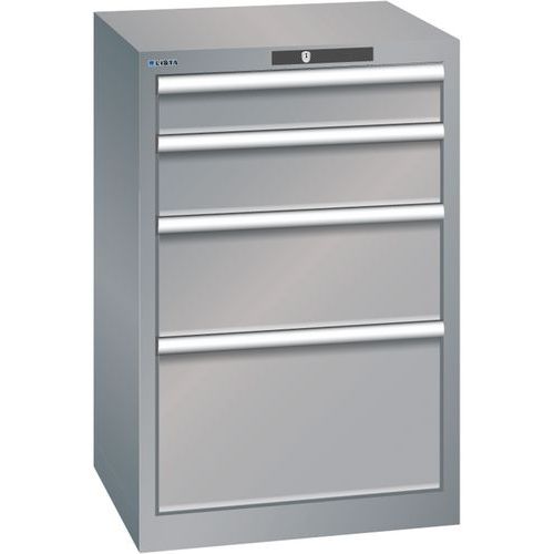 Armoire Gris Pigeon 564x572x850 Avec 4 Tir. 75kg