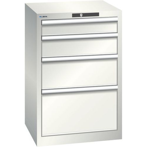 Armoire Blanc Gris 564x572x850 Avec 4 Tir. 75kg _ 79.380.180