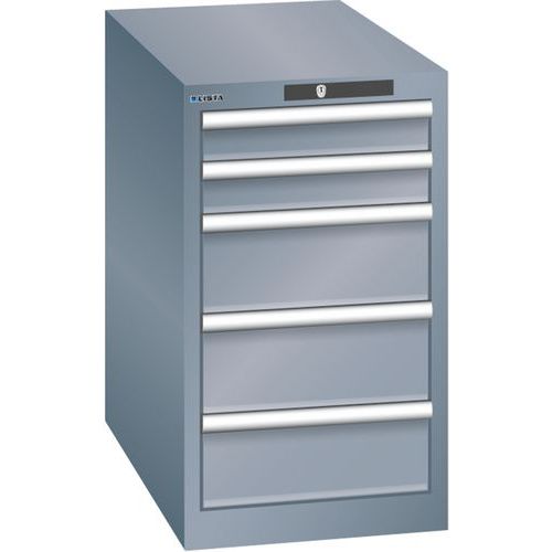 Armoires à Tiroirs Gris 411x725x700 Avec 5 Tiroirs 75kg