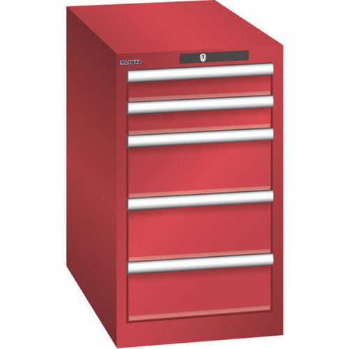Armoire Rouge 411x725x700 Avec 5 Tir. 75kg _ 78.449.070