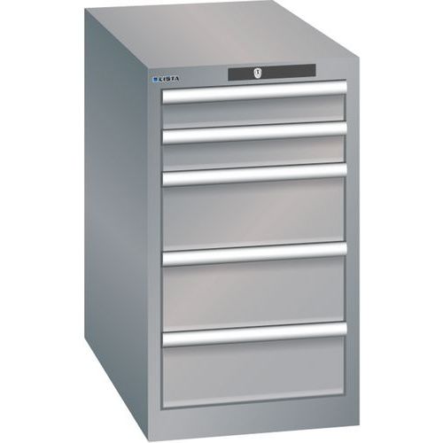 Armoire Gris Pigeon 411x725x700 Avec 5 Tir. 75kg