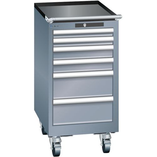 Armoires à Tiroirs Gris 411x572x840 Avec 6 Tiroirs 75kg