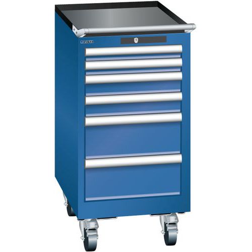 Armoire Bleu Gent. 411x572x840 Avec 6 Tir. 75kg _ 78.427.090