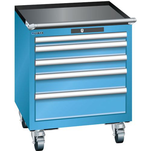 Armoire Bleu Clair 564x572x723 Avec 5 Tir. 75kg _ 78.491.010