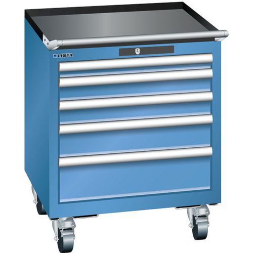 Armoire Bleu Cap. 564x572x723 Avec 5 Tir. 75kg _ 78.491.040