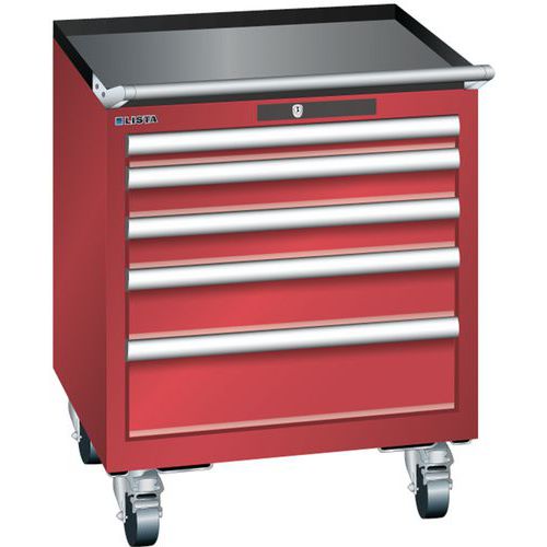 Armoire Rouge 564x572x723 Avec 5 Tir. 75kg _ 78.491.070