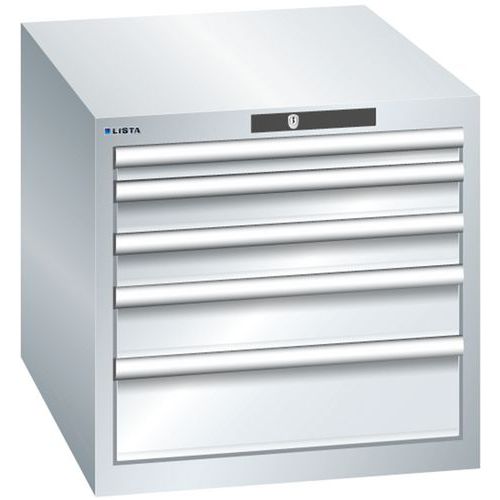 Armoire Gris Clair 564x725x533 Avec 5 Tir. 75kg _ 78.511.020