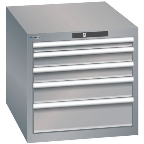 Armoire Gris Pigeon 564x725x533 Avec 5 Tir. 75kg