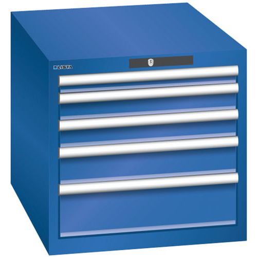 Armoire Bleu Sécu. 564x725x533 Avec 5 Tir. 75kg _ 78.511.100