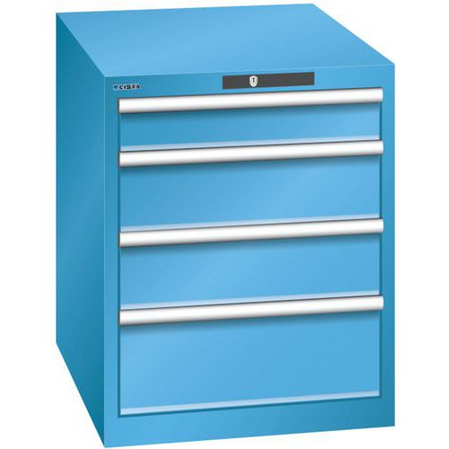 Armoire Bleu Clair 564x725x700 Avec 4 Tir. 75kg _ 14.350.010