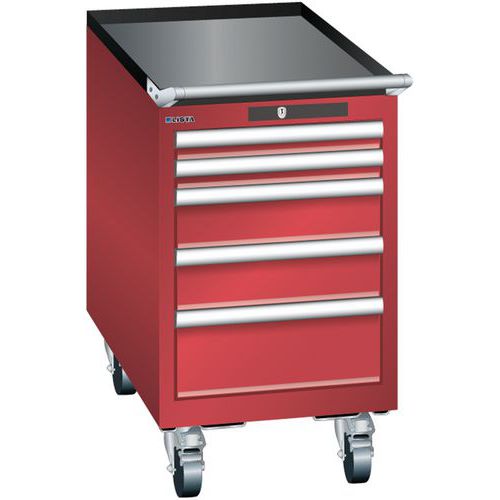 Armoire Rouge 411x725x723 Avec 5 Tir. 75kg _ 78.455.070