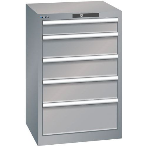 Armoire Gris Pigeon 564x572x850 Avec 5 Tir. 75kg