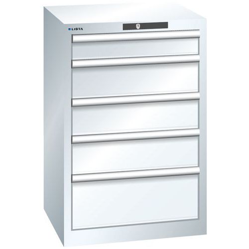 Armoire Blanc Pur 564x572x850 Avec 5 Tir. 75kg _ 14.256.110