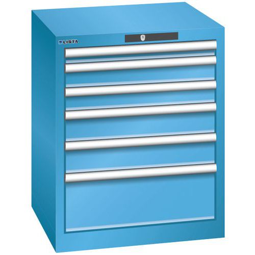 Armoire Bleu Clair 564x572x700 Avec 6 Tir. 75kg _ 78.486.010