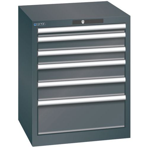 Armoire Noir 564x572x700 Avec 6 Tir. 75kg _ 78.486.060