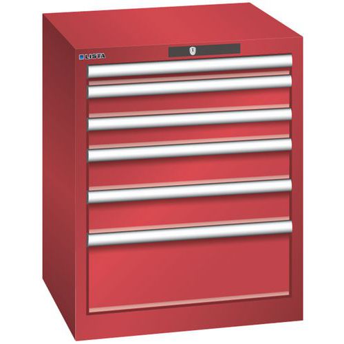 Armoire Rouge 564x572x700 Avec 6 Tir. 75kg _ 78.486.070