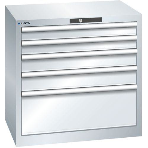 Armoire Gris Clair 717x572x700 Avec 5 Tir. 75kg _ 78.560.020