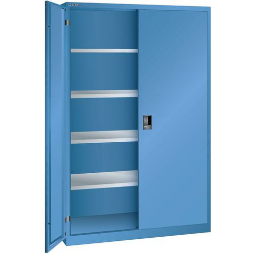 Armoire Bleu Cap. 1250x400x1950 Avec 4 Rayons Amo.