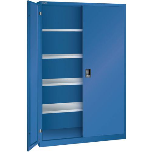 Armoire Bleu Gent. 1250x400x1950 Avec 4 Rayons Amo.