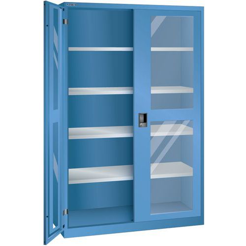 Armoire Bleu Cap. 1250x400x1950 Avec 4 Rayons Amo.