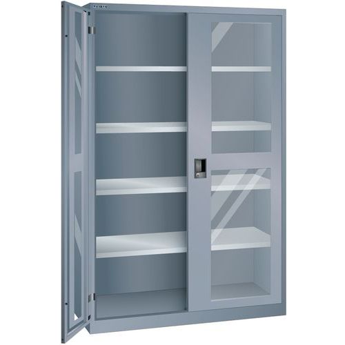 Armoire Gris 1250x400x1950 Avec 4 Rayons Amo. _ 60.583.050