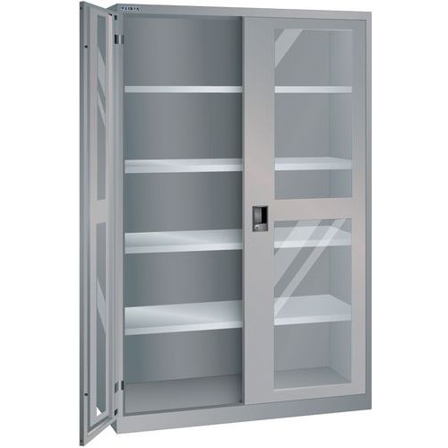 Armoire Gris Pigeon 1250x400x1950 Avec 4 Rayons Amo.