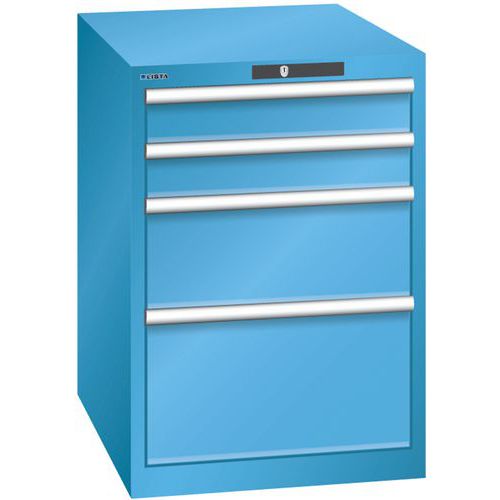 Armoire Bleu Clair 564x725x800 Avec 4 Tir. 75kg _ 14.371.010