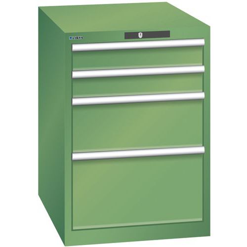 Armoire Vert 564x725x800 Avec 4 Tir. 75kg _ 14.371.030