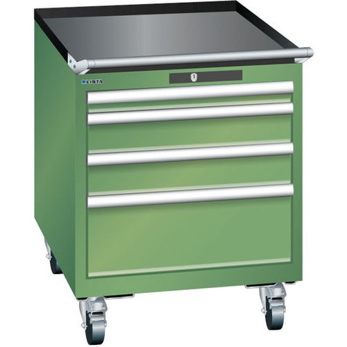 Armoire Vert 564x725x723 Avec 4 Tir. 75kg _ 14.281.030